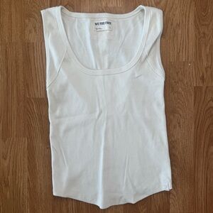 We The Free Hummingbird Scoop Neck Tank, Size Small, Color Bone